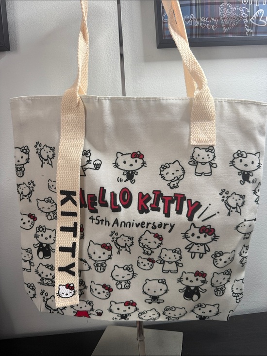 Sanrio Handbags - Hello Kitty 45th Anniversary Canvas Tote NIP